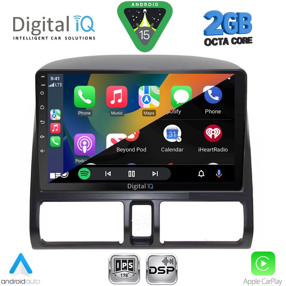 DIGITAL IQ RSF 4196_CPA CLIMA (9inc) MULTIMEDIA TABLET for HONDA CRV mod. 1996-2006 - Image 2