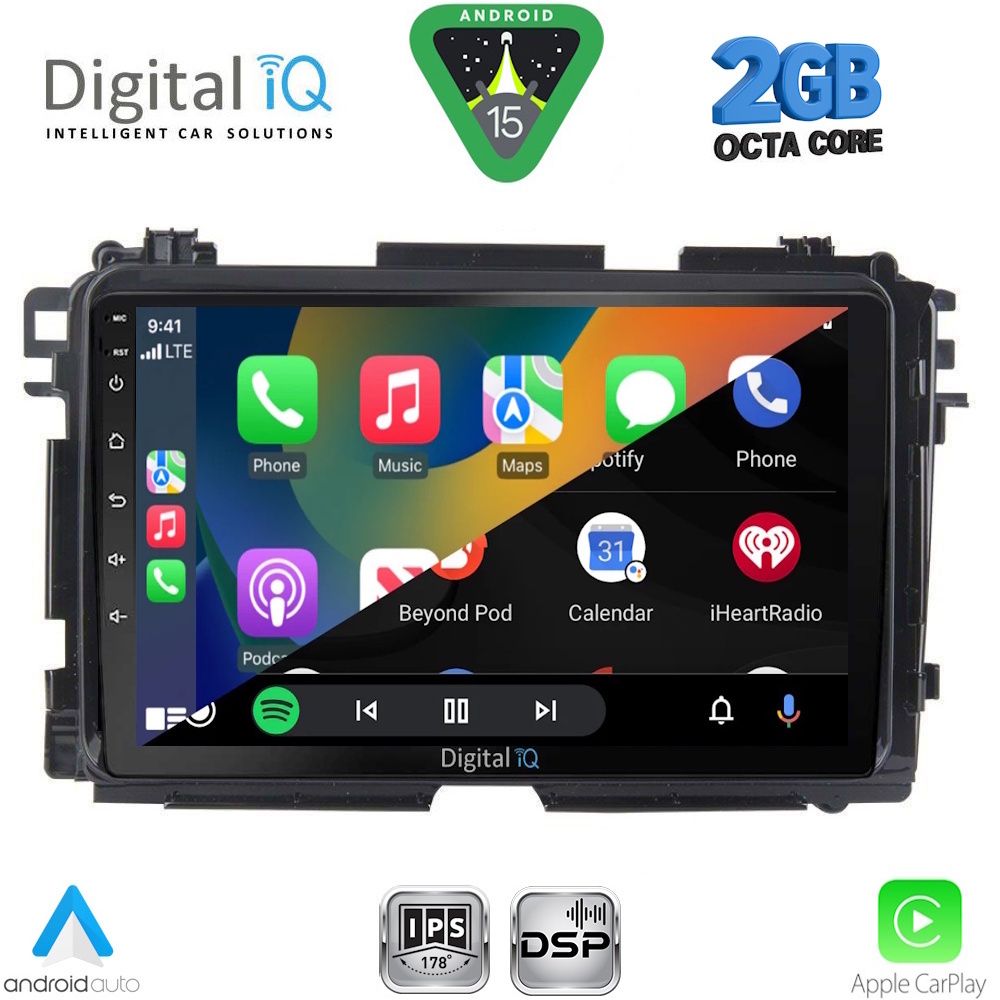 DIGITAL IQ RSF 4201_CPA (9inc) MULTIMEDIA TABLET for HONDA HRV mod. 2015-2021 - Image 2