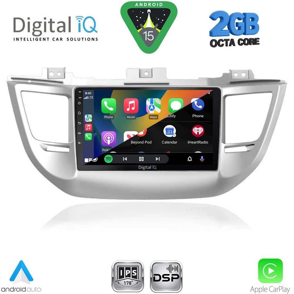 DIGITAL IQ RSF 4243_CPA (9inc) MULTIMEDIA TABLET for HYUNDAI TUCSON mod. 2015-2019 - Image 2