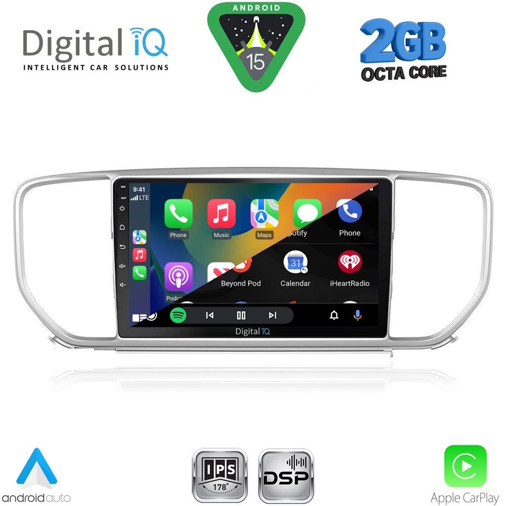DIGITAL IQ RSF 4327_CPA (9inc) MULTIMEDIA TABLET for KIA SPORTAGE mod. 2018-2021 - Image 2