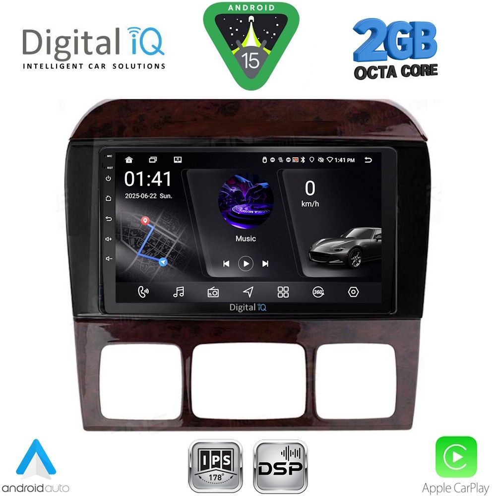 DIGITAL IQ RSF 4426_CPA (9inc) MULTIMEDIA TABLET for MERCEDES S W220 mod. 1998-2005