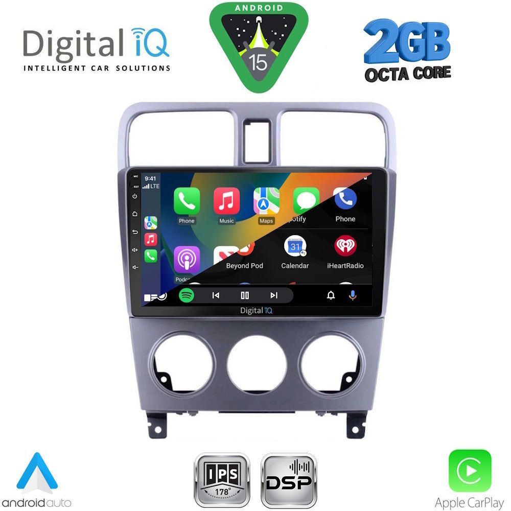 DIGITAL IQ RSF 4661_CPA (9inc) MULTIMEDIA TABLET for SUBARU FORESTER mod. 2002-2008 - Image 2