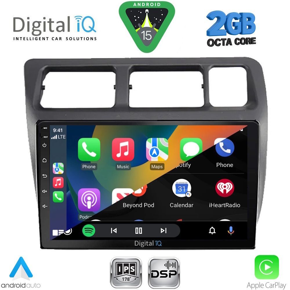 DIGITAL IQ RSF 4710_CPA (9inc) MULTIMEDIA TABLET for TOYOTA COROLLA mod. 1992-1997 - Image 2