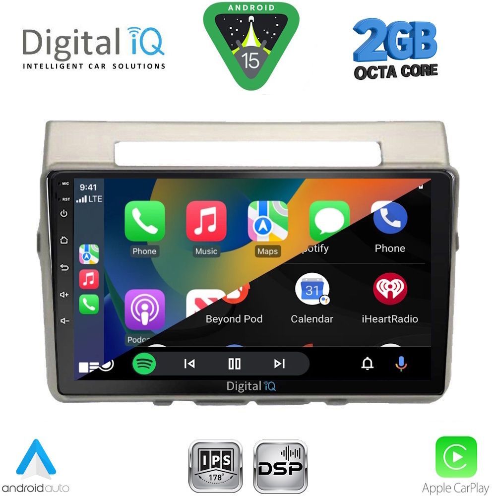 DIGITAL IQ RSF 4711B_CPA (9inc) MULTIMEDIA TABLET for TOYOTA COROLLA VERSO mod. 2004-2009 - Image 2