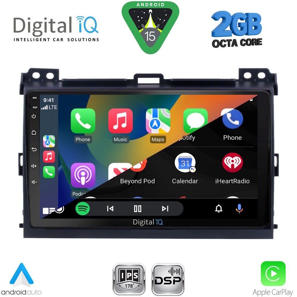 DIGITAL IQ RSF 4723_CPA (9inc) MULTIMEDIA TABLET for TOYOTA LANDCRUISER mod. 2002-2008 - Image 2