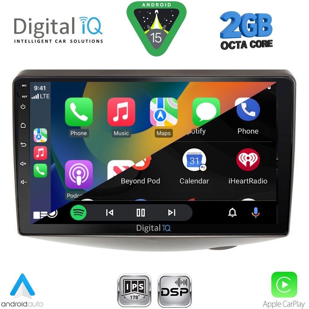DIGITAL IQ RSF 4735_CPA (9inc) MULTIMEDIA TABLET for TOYOTA YARIS mod. 1999-2006 - Image 2