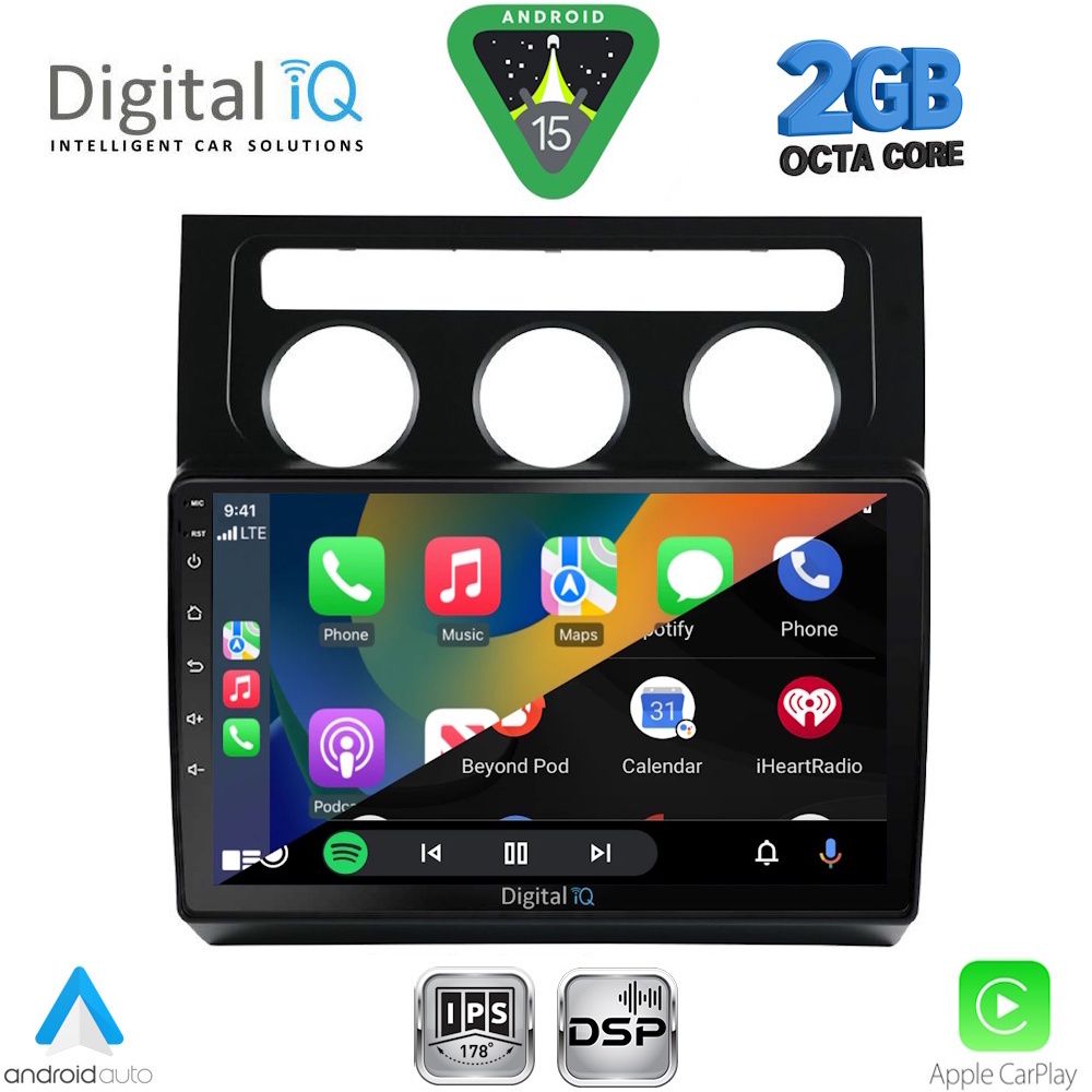 DIGITAL IQ RSF 4767_CPA CLIMA (10inc) MULTIMEDIA TABLET for VW TOURAN mod. 2003-2010 - Image 2