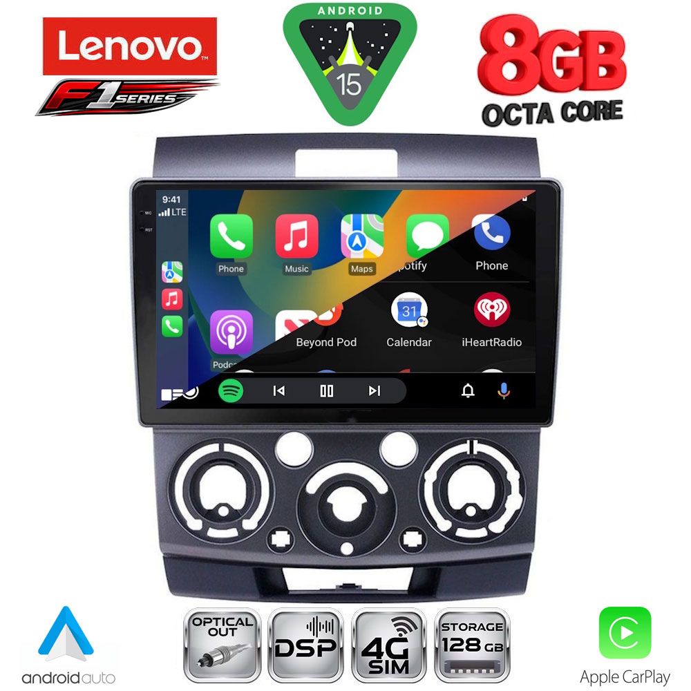 LENOVO SSR 10170_CPA (9inc) MULTIMEDIA TABLET for FORD RANGER | MAZDA BT50 mod. 2006-2011 - Image 2