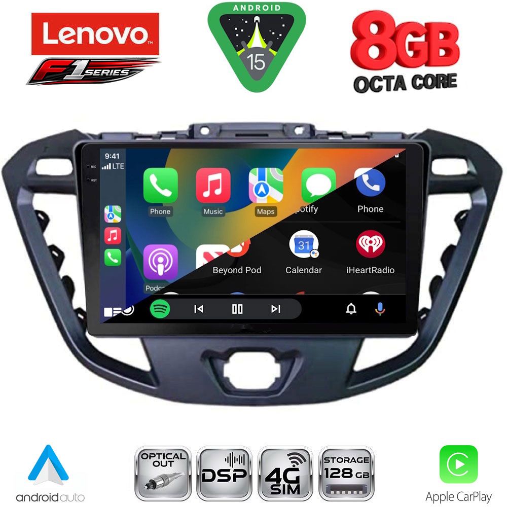 LENOVO SSR 10177_CPA (9inc) MULTIMEDIA TABLET for FORD TRANSIT CUSTOM | TOURNEO CUSTOM mod. 2013-2019 - Image 2