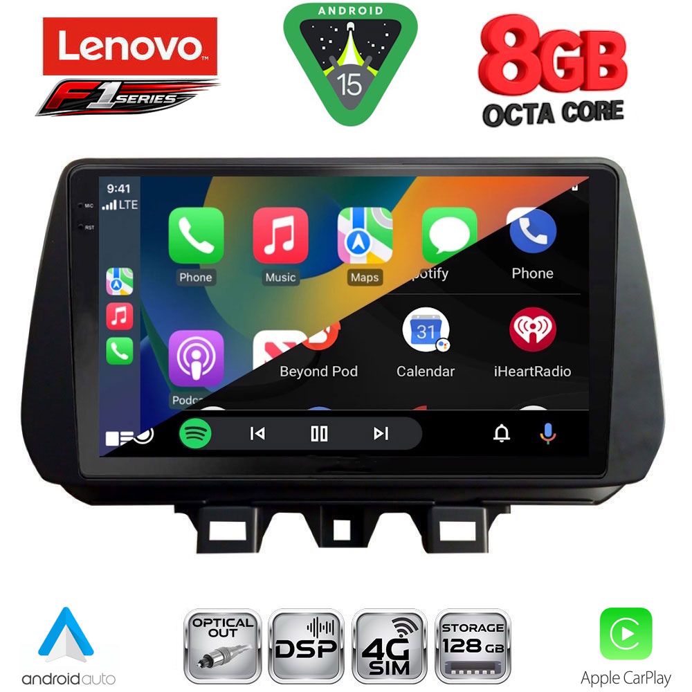 LENOVO SSR 10244_CPA (9inc) MULTIMEDIA TABLET for HYUNDAI TUCSON mod. 2019-2023 - Image 2