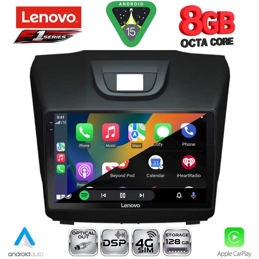 LENOVO SSR 10255_CPA (9inc) MULTIMEDIA TABLET for ISUZU DMAX mod. 2012-2020 - Image 2