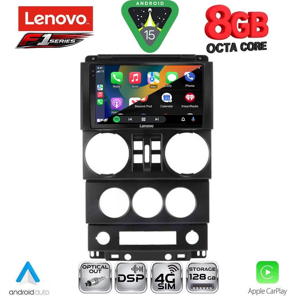 LENOVO SSR 10294_CPA (9inc) MULTIMEDIA TABLET for JEEP WRANGLER mod. 2006-2011 - Image 2