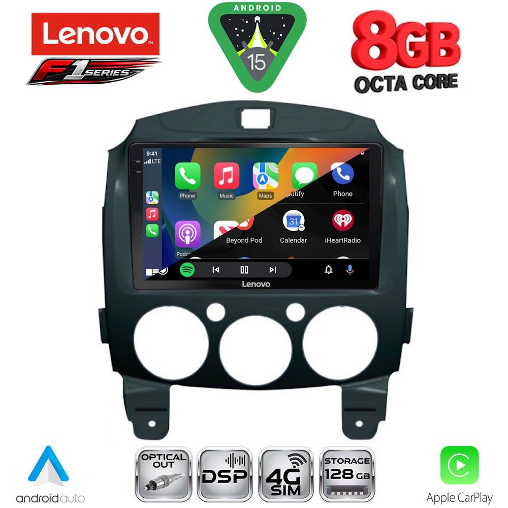 LENOVO SSR 10361_CPA (9inc) MULTIMEDIA TABLET for MAZDA 2 mod. 2007-2014 - Image 2