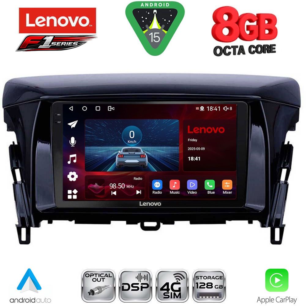 LENOVO SSR 10432_CPA (9inc) MULTIMEDIA TABLET for MITSUBISHI ECLIPSE CROSS mod. 2018-2026