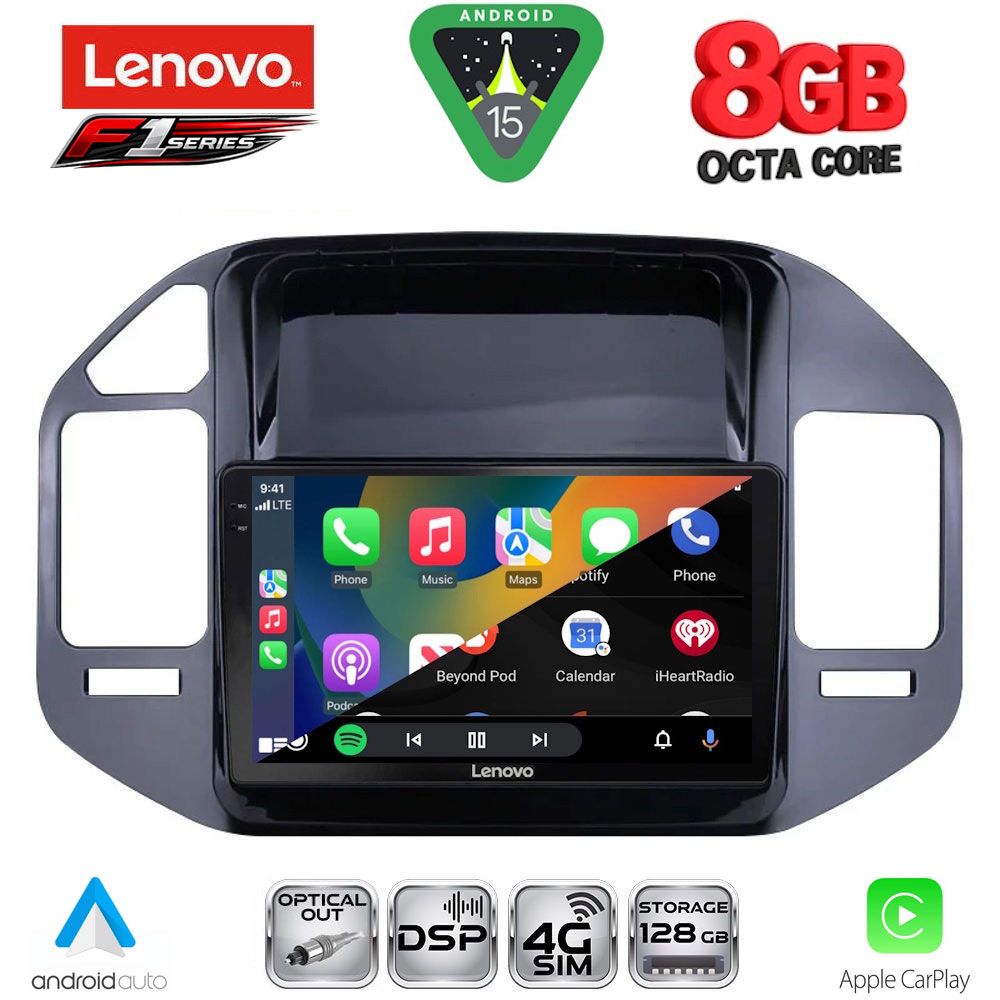 LENOVO SSR 10444_CPA (9inc) MULTIMEDIA TABLET for MITSUBISHI PAJERO mod. 1999-2006 - Image 2