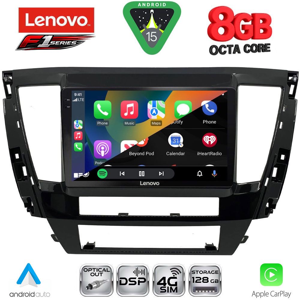 LENOVO SSR 10447S_CPA (9inc) MULTIMEDIA TABLET for MITSUBISHI PAJERO SPORT mod. 2020-2026 - Image 2