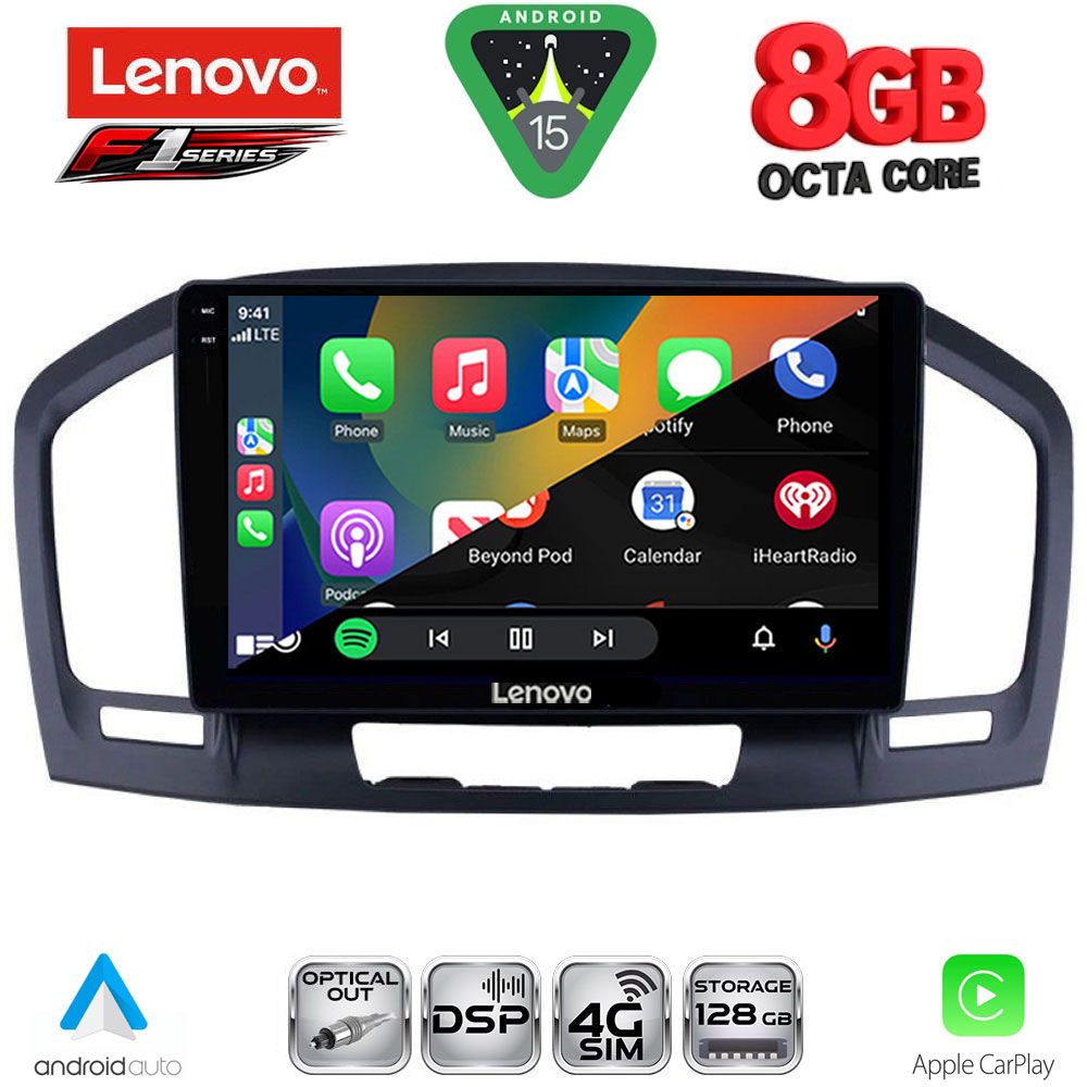 LENOVO SSR 10491BL_CPA (9inc) MULTIMEDIA TABLET for OPEL INSIGNIA mod. 2008-2013 (BLACK) - Image 2