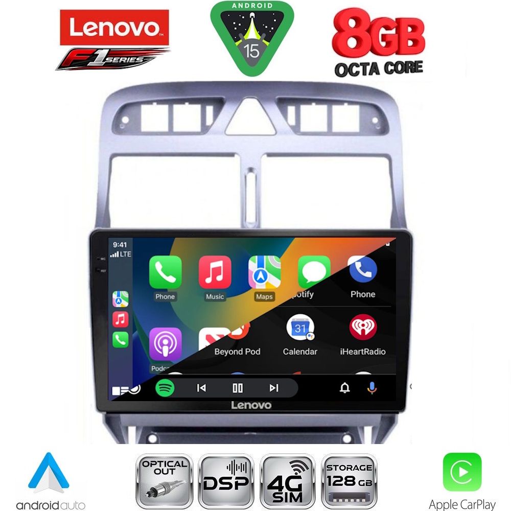 LENOVO SSR 10512_CPA (9inc) MULTIMEDIA TABLET for PEUGEOT 307 mod. 2001-2008 - Image 2