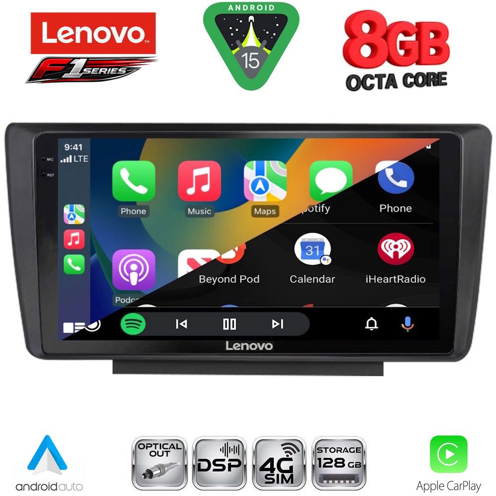 LENOVO SSR 10594_CPA (9inc) MULTIMEDIA TABLET for SKODA OCTAVIA 5 mod. 2005-2012 - Image 2