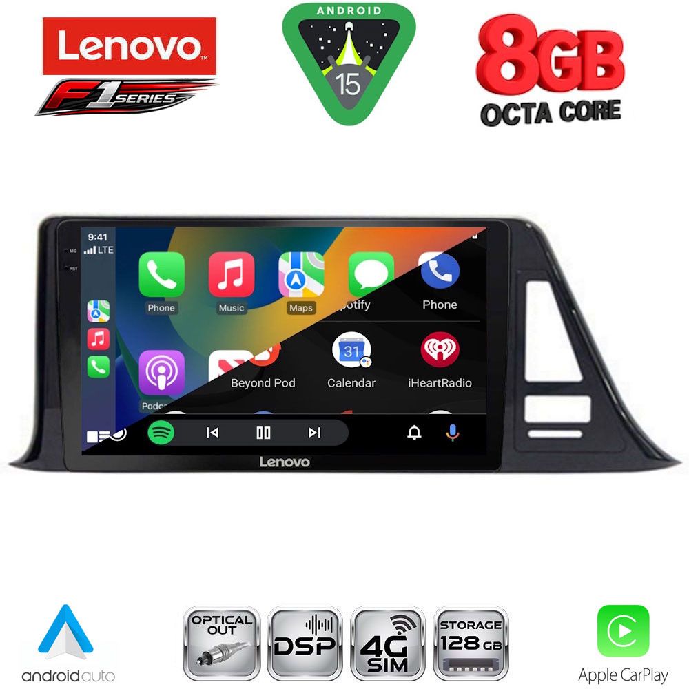 LENOVO SSR 10709_CPA (9inc) MULTIMEDIA TABLET for TOYOTA CH-R mod. 2017-2023 - Image 2