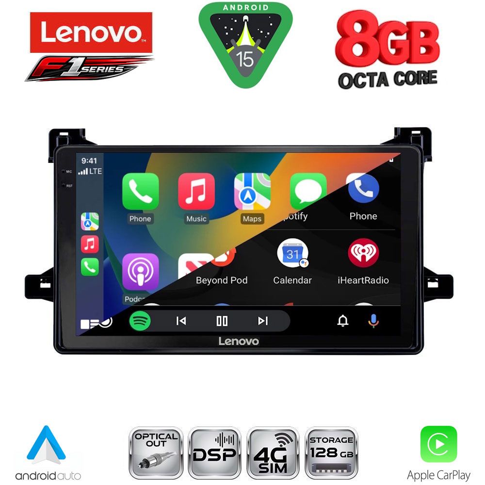 LENOVO SSR 10727_CPA (9inc) MULTIMEDIA TABLET for TOYOTA PRIUS mod. 2016-2020 - Image 2