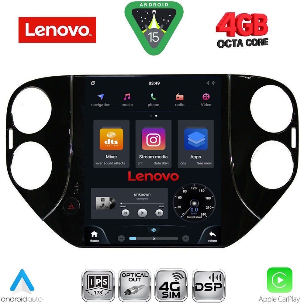 LENOVO SSX 9989_CPA TESLA STYLE for VW TIGUAN mod. 2010-2013