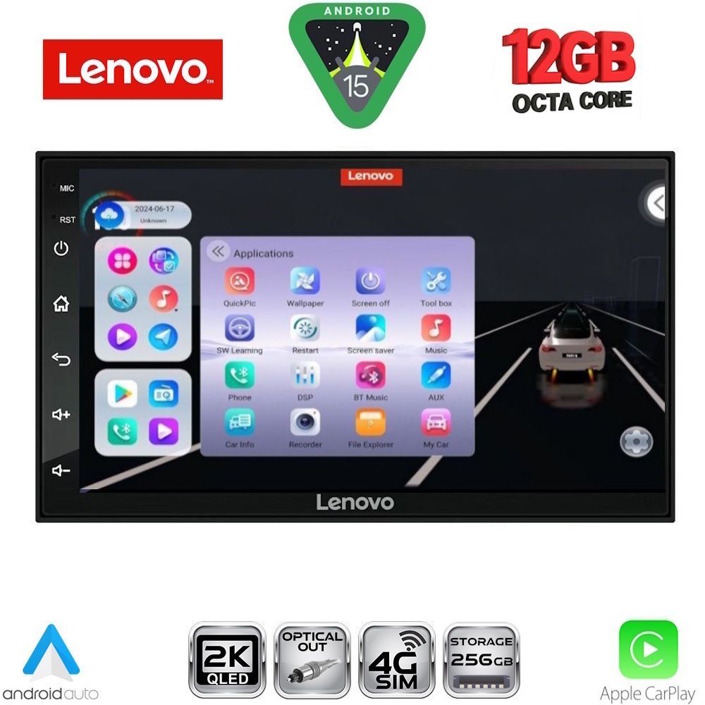 LENOVO SSZ 999_CPA (7inc - DECK) MULTITASKING UI with 4G SIM MULTIMEDIA 2DIN