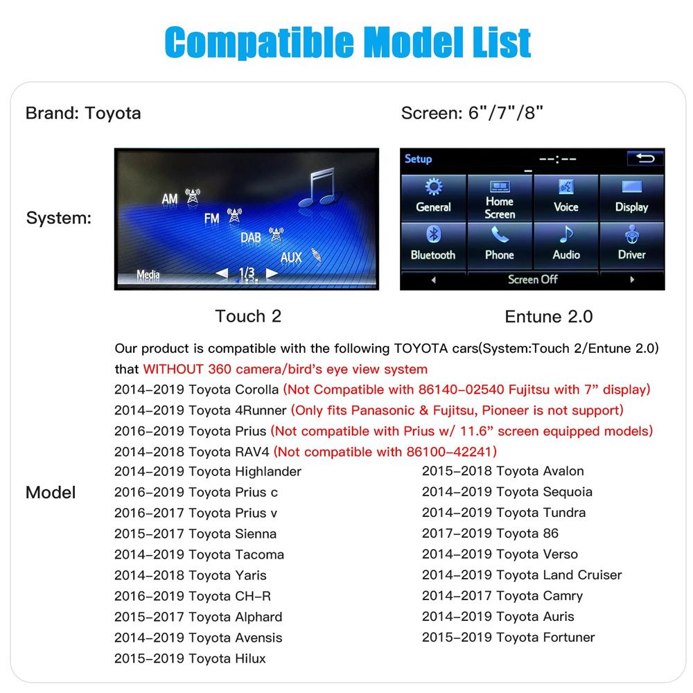 DIGITAL IQ TΥ 280_CPA (WIRELESS CARPLAY / ANDROID AUTO BOX for TOYOTA mod. 2014-2019 with Touch 2 & Entune 2 System) - Image 3