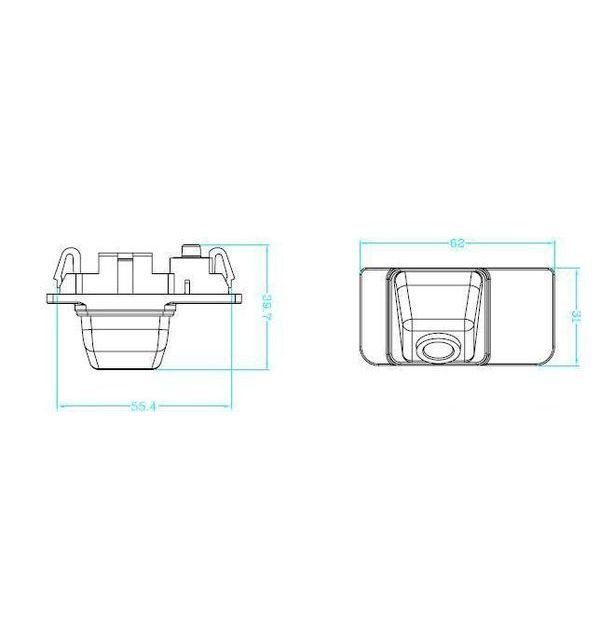Bizzar Mercedes A/B Class Κάμερα Οπισθοπορείας - Image 2
