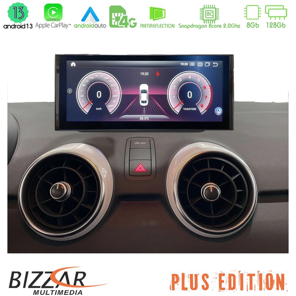 Bizzar Plus Edition Audi A1 (8X) 2010-2018 με MMI3G Android13 8Core (8+128GB) Navigation Multimedia 10.25" HD Anti-reflection - Image 6