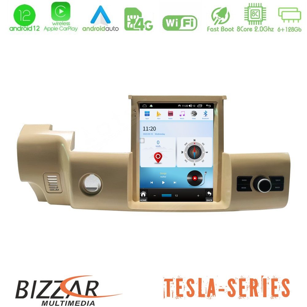 Bizzar OEM Range Rover Sport L320 2010-2013 Android 12 8core 6+128GB Tesla Screen 9.7" - Image 4