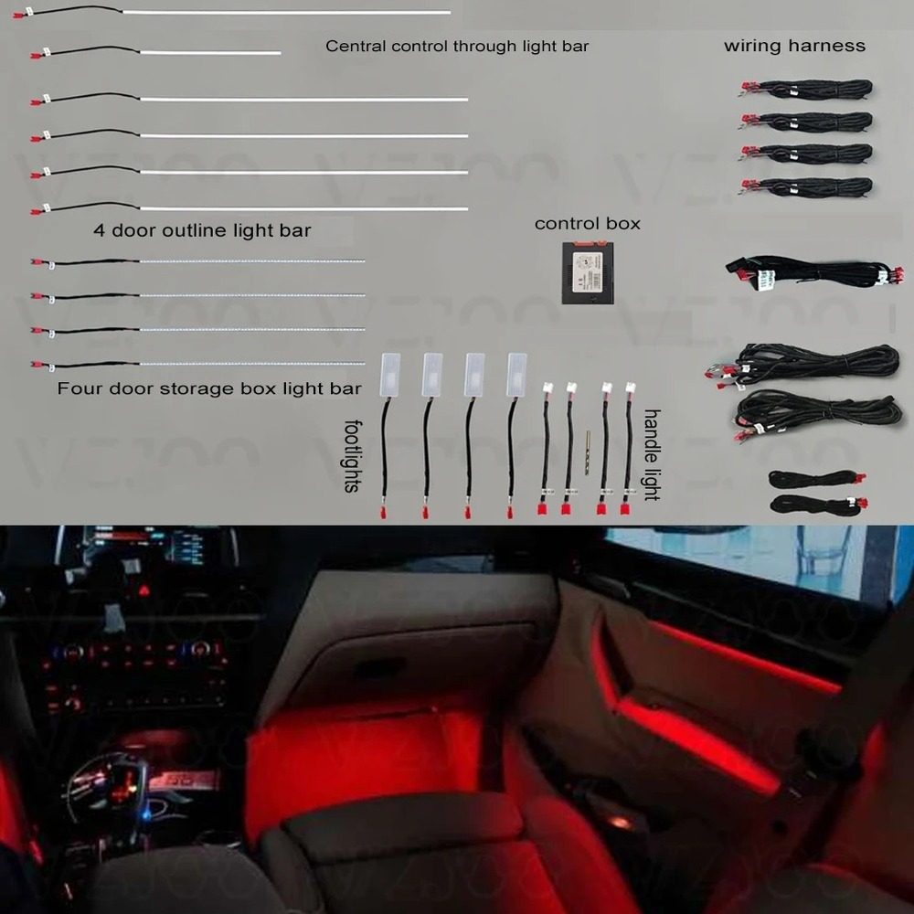 Ατμοσφαιρικός Φωτισμός BMW X3 F25 X4 F26 Ambient Light Kit - Image 2