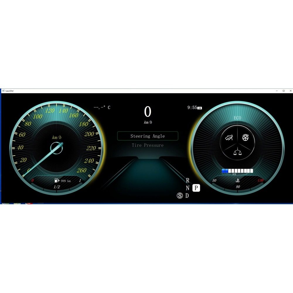 Mercedes C Class W204 2011-2014 Digital LCD Instrument Cluster 12.3" με HD οθόνη 1920*720 - Image 4