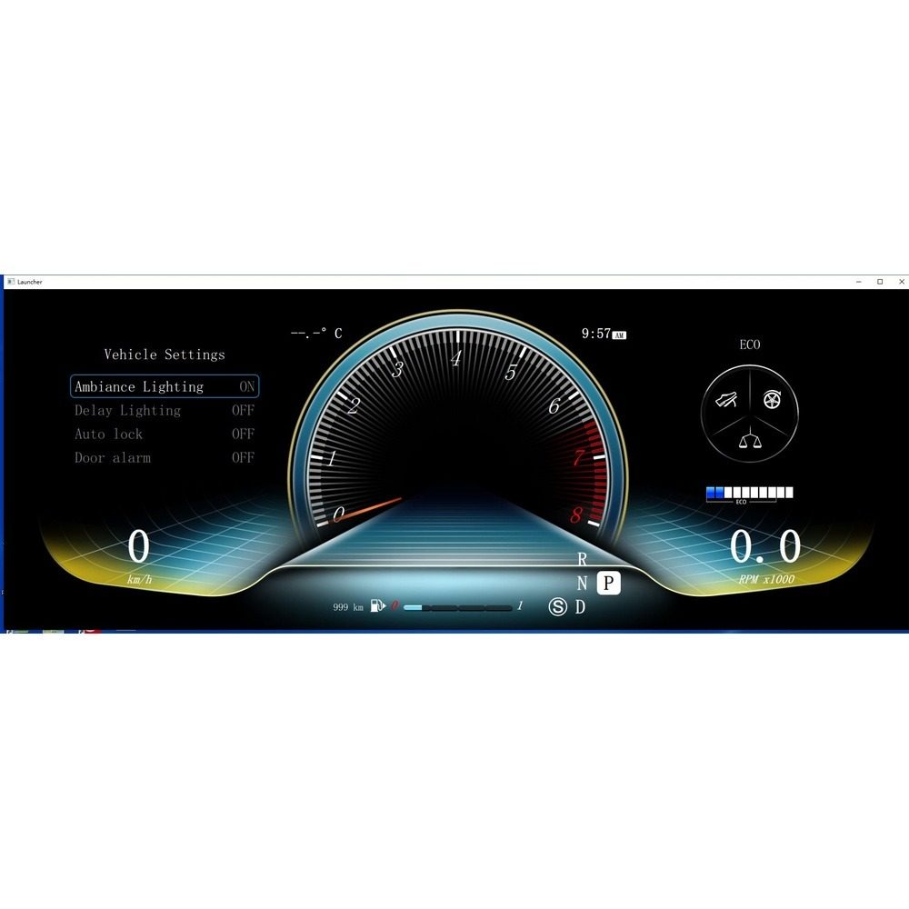 Mercedes C Class W204 2011-2014 Digital LCD Instrument Cluster 12.3" με HD οθόνη 1920*720 - Image 5