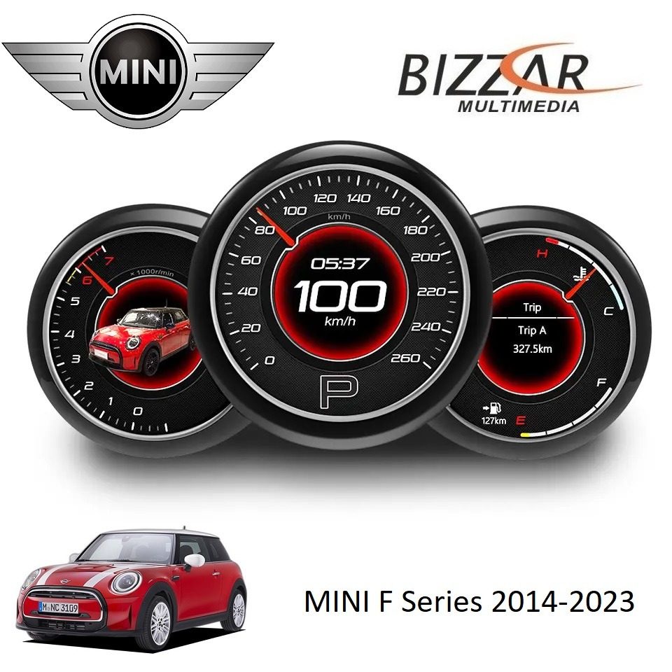 Mini Cooper F Series Digital LCD Instrument Cluster 12.3" με HD οθόνη 1920*720 - Image 7
