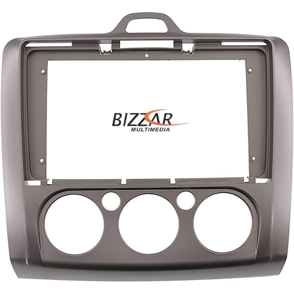 Πρόσοψη & Καλωδίωση Για Ford Focus 2005-2011 Manual A/C Για Tablet 9" Χρώμα Μαύρο - Image 2