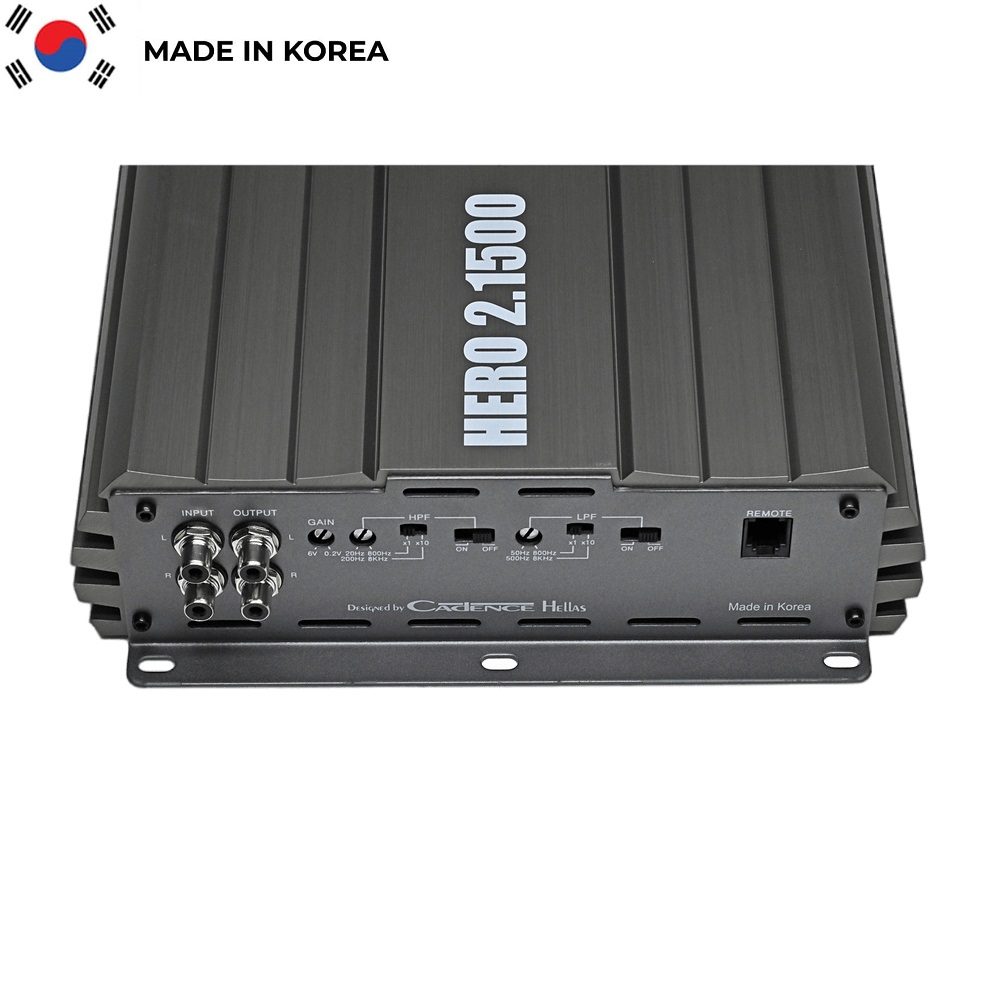 ShockWave Class D 2Channel HERO2.1500 (2x1500Wrms) Made in Korea - Image 4