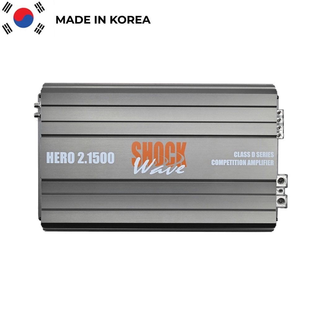 ShockWave Class D 2Channel HERO2.1500 (2x1500Wrms) Made in Korea - Image 2