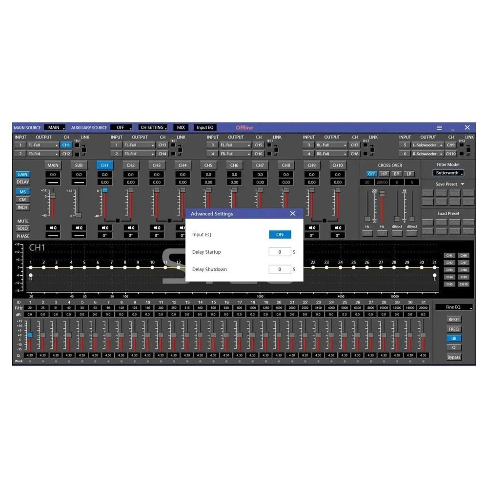 STEG MDSP10 8 Channel DSP Amplifier 8x50W @ 4 Ohm - Image 5